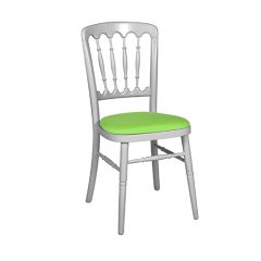 Stoel Raw, met bruin lederen zitting 