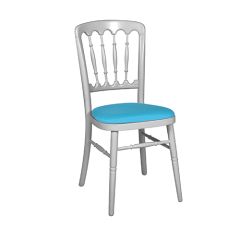 Stoel Raw, met bruin lederen zitting 