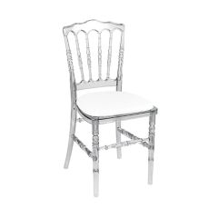 Stoel Raw, met bruin lederen zitting 