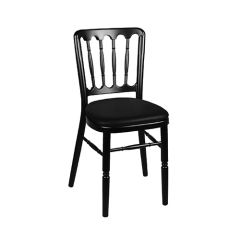 Stoel Raw, met bruin lederen zitting 