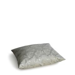 Stoel Raw, met bruin lederen zitting 