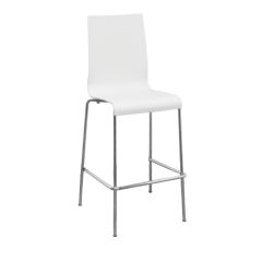 Stoel Raw, met bruin lederen zitting 