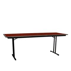 Stoel Raw, met bruin lederen zitting 