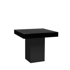 Stoel Raw, met bruin lederen zitting 