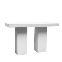 Stoel Raw, met bruin lederen zitting 