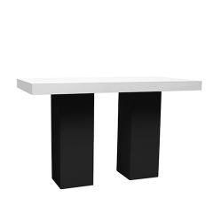 Stoel Raw, met bruin lederen zitting 