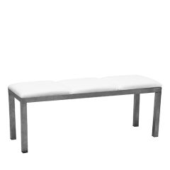 Stoel Raw, met bruin lederen zitting 