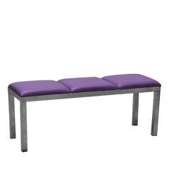 Stoel Raw, met bruin lederen zitting 