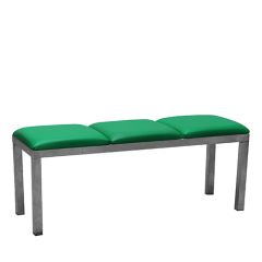 Stoel Raw, met bruin lederen zitting 