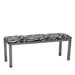 Stoel Raw, met bruin lederen zitting 