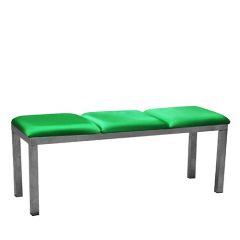 Stoel Raw, met bruin lederen zitting 