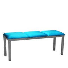 Stoel Raw, met bruin lederen zitting 