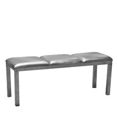 Stoel Raw, met bruin lederen zitting 