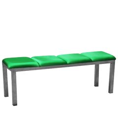 Stoel Raw, met bruin lederen zitting 