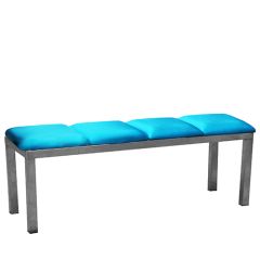 Stoel Raw, met bruin lederen zitting 