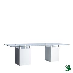 Stoel Raw, met bruin lederen zitting 