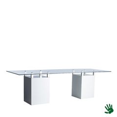 Stoel Raw, met bruin lederen zitting 