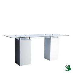 Stoel Raw, met bruin lederen zitting 