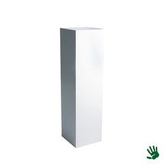 Stoel Raw, met bruin lederen zitting 