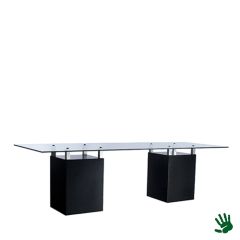 Stoel Raw, met bruin lederen zitting 