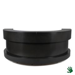 Stoel Raw, met bruin lederen zitting 