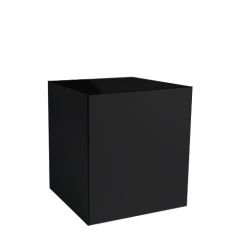 Stoel Raw, met bruin lederen zitting 