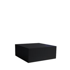 Stoel Raw, met bruin lederen zitting 