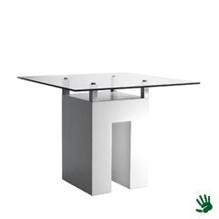 Stoel Raw, met bruin lederen zitting 