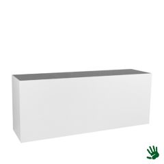 Stoel Raw, met bruin lederen zitting 