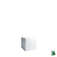 Stoel Raw, met bruin lederen zitting 