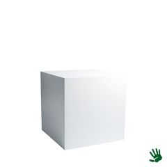 Stoel Raw, met bruin lederen zitting 