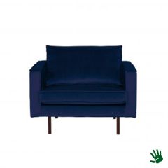 Stoel Raw, met bruin lederen zitting 