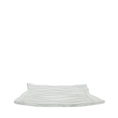 Stoel Raw, met bruin lederen zitting 