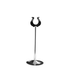 Stoel Raw, met bruin lederen zitting 