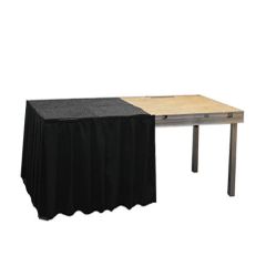 Stoel Raw, met bruin lederen zitting 