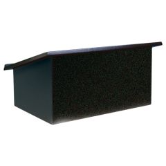 Stoel Raw, met bruin lederen zitting 