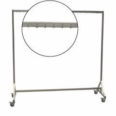 Stoel Raw, met bruin lederen zitting 