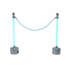 Stoel Raw, met bruin lederen zitting 