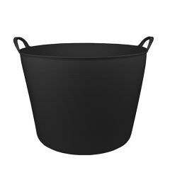 Stoel Raw, met bruin lederen zitting 