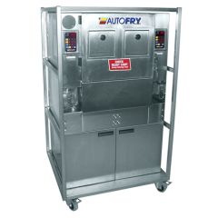 Stoel Raw, met bruin lederen zitting 