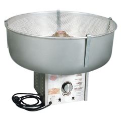 Stoel Raw, met bruin lederen zitting 