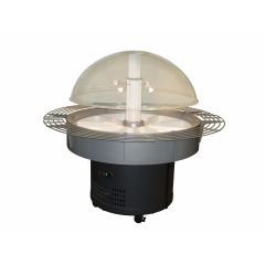 Stoel Raw, met bruin lederen zitting 