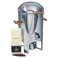 Stoel Raw, met bruin lederen zitting 