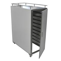 Stoel Raw, met bruin lederen zitting 