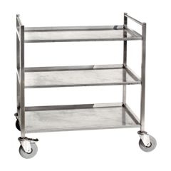 Stoel Raw, met bruin lederen zitting 