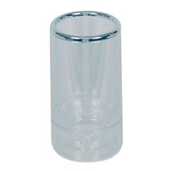 Stoel Raw, met bruin lederen zitting 