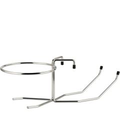 Stoel Raw, met bruin lederen zitting 