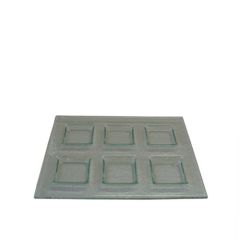 Stoel Raw, met bruin lederen zitting 