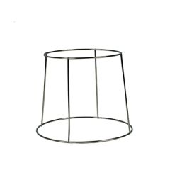 Stoel Raw, met bruin lederen zitting 