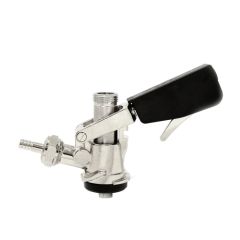 Stoel Raw, met bruin lederen zitting 